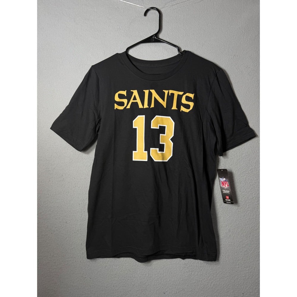NFL Team Apparel New Orleans Saints Michael Thomas 13 Youth Black T-Shirt NEW